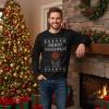 imageTstars Merry Swishmas Basketball Sweatshirt for Men Funny Ugly Xmas Sweater Style Holiday Pullover Gift for PlayersBlack