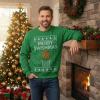 imageTstars Merry Swishmas Basketball Sweatshirt for Men Funny Ugly Xmas Sweater Style Holiday Pullover Gift for PlayersGreen