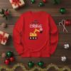 imageTstars Merry Swishmas Boys Basketball Shirt  Funny Ugly Christmas Sweater Style Youth Long Sleeve Holiday TeeDigger  Red
