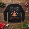 imageTstars Merry Swishmas Boys Basketball Shirt  Funny Ugly Christmas Sweater Style Youth Long Sleeve Holiday TeePizza  Black