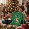 imageTstars Merry Swishmas Boys Basketball Shirt  Funny Ugly Christmas Sweater Style Youth Long Sleeve Holiday TeePizza  Green