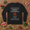 imageTstars Merry Swishmas Boys Basketball Shirt  Funny Ugly Christmas Sweater Style Youth Long Sleeve Holiday TeeSwishmas  Black