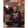 imageTstars Riding with Biden Ugly Christmas Sweater Funny Santa Joe Biden Women SweatshirtGreen
