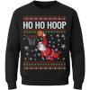imageTstars Merry Swishmas Basketball Sweatshirt for Men Funny Ugly Xmas Sweater Style Holiday Pullover Gift for PlayersHoop  Black