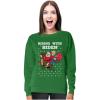 imageTstars Riding with Biden Ugly Christmas Sweater Funny Santa Joe Biden Women SweatshirtGreen