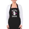 imageTstars Mama Saur  T Rex Mom Funny Gift for Mothers Cooking Chef Apron One Size Black