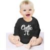 imageTstars Cutie Pi Symbol Outfit Infant One Piece Pi Day Funny Baby Long Sleeve BodysuitBlack