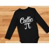 imageTstars Cutie Pi Symbol Outfit Infant One Piece Pi Day Funny Baby Long Sleeve BodysuitRed