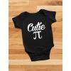 imageTstars Cutie Pi Symbol Outfit Infant One Piece Pi day Funny Baby BodysuitBlack