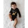 imageTstars Im Digging Being 1 Bodysuit  1st Birthday Construction Truck Long Sleeve Outfit for Baby Boys ampamp GirlsOrange