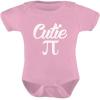 imageTstars Cutie Pi Symbol Outfit Infant One Piece Pi day Funny Baby BodysuitPink