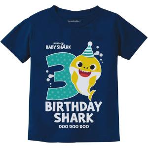 image3rd Birthday Baby Shark Shirt  3 Year Old Outfit for Toddler Boy or Girl  Kids Party TShirtNavy