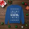 imageTstars Choo Choo Train Boys Ugly Christmas Sweatshirt Tacky Sweater Style Xmas Holiday Youth Kids Sweatshirts Small Blue