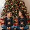 imageTstars Kids Pizza Tree Ugly Christmas Sweatshirt  Funny Holiday Pullover for Youth Boys and GirlsPizza  Black