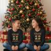 imageTstars Kids Pizza Tree Ugly Christmas Sweatshirt  Funny Holiday Pullover for Youth Boys and GirlsTmnt  Black
