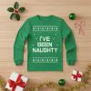 imageTstars Mele Kalikimaka Hawaiian Santa Shirt for Men  Funny Ugly Sweater Style Long Sleeve Christmas Holiday TeeNaughty  Green