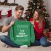 imageTstars Mele Kalikimaka Hawaiian Santa Shirt for Men  Funny Ugly Sweater Style Long Sleeve Christmas Holiday TeeNaughty  Green