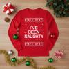 imageTstars Mele Kalikimaka Hawaiian Santa Shirt for Men  Funny Ugly Sweater Style Long Sleeve Christmas Holiday TeeNaughty  Red