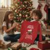 imageTstars Merry Swishmas Basketball Shirt  Funny Ugly Christmas Sweater Style Kids Long Sleeve Festive Holiday TeePaws  Red