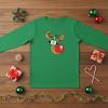 imageTstars Merry Swishmas Basketball Shirt  Funny Ugly Christmas Sweater Style Kids Long Sleeve Festive Holiday TeeRed Nose  Green