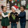 imageTstars Merry Swishmas Basketball Shirt  Funny Ugly Christmas Sweater Style Kids Long Sleeve Festive Holiday TeeRiding  Black