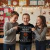 imageTstars Merry Swishmas Basketball Shirt  Funny Ugly Christmas Sweater Style Kids Long Sleeve Festive Holiday TeeSwishmas  Black