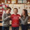imageTstars Merry Swishmas Basketball Shirt  Funny Ugly Christmas Sweater Style Kids Long Sleeve Festive Holiday TeeSwishmas  Red