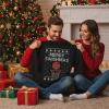 imageTstars Merry Swishmas Basketball Shirt  Funny Ugly Christmas Sweater Style Long Sleeve Holiday Pullover for MenBlack