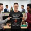 imageTstars Merry Swishmas Basketball Shirt  Funny Ugly Christmas Sweater Style Long Sleeve Holiday Pullover for MenBlack