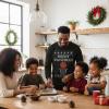imageTstars Merry Swishmas Basketball Shirt  Funny Ugly Christmas Sweater Style Long Sleeve Holiday Pullover for MenBlack