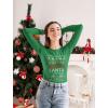imageTstars Nurse Christmas Shirt Long Sleeve Women Funny Holiday Ugly Xmas Sweater StyleGreen
