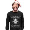 imageTstars Viking Nordic God Valahalla Mythology Ugly Christmas Sweater Long Sleeve TShirtRed