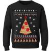 imageTstars Kids Pizza Tree Ugly Christmas Sweatshirt  Funny Holiday Pullover for Youth Boys and GirlsPizza  Black