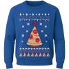 imageTstars Kids Pizza Tree Ugly Christmas Sweatshirt  Funny Holiday Pullover for Youth Boys and GirlsPizza  Blue