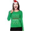 imageTstars Nurse Christmas Shirt Long Sleeve Women Funny Holiday Ugly Xmas Sweater StyleGreen