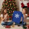 image:imageTstars Big White Snowflake Christmas Sweatshirt  Festive Holiday Sweater Style Pullover for Toddler amp Youth Kids 4TBlue