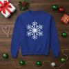 image:imageTstars Big White Snowflake Christmas Sweatshirt  Festive Holiday Sweater Style Pullover for Toddler amp Youth Kids 4TBlue