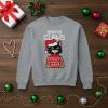 image:imageTstars Christmas Sweatshirt for Women amp Teen Girls  Santa Claws Cat Flamingo  Xmas Holiday PulloverClaws  Gray