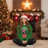 image:imageTstars Christmas Sweatshirt for Women amp Teen Girls  Santa Claws Cat Flamingo  Xmas Holiday PulloverClaws  Green