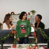 image:imageTstars Christmas Sweatshirt for Women amp Teen Girls  Santa Claws Cat Flamingo  Xmas Holiday PulloverClaws  Green