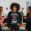 image:imageTstars Christmas Sweatshirt for Women amp Teen Girls  Santa Claws Cat Flamingo  Xmas Holiday PulloverFlamingo  Black