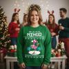 image:imageTstars Christmas Sweatshirt for Women amp Teen Girls  Santa Claws Cat Flamingo  Xmas Holiday PulloverFlamingo  Green