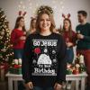 image:imageTstars Christmas Sweatshirt for Women amp Teen Girls  Santa Claws Cat Flamingo  Xmas Holiday PulloverJesus  Black