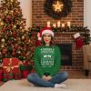 image:imageTstars Christmas Sweatshirt for Women amp Teen Girls  Santa Claws Cat Flamingo  Xmas Holiday PulloverMeowee  Green