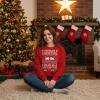 image:imageTstars Christmas Sweatshirt for Women amp Teen Girls  Santa Claws Cat Flamingo  Xmas Holiday PulloverMeowee  Red