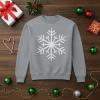 image:imageTstars Christmas Sweatshirt for Women amp Teen Girls  Santa Claws Cat Flamingo  Xmas Holiday PulloverSnowflake  Gray