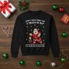 image:imageTstars Christmas Sweatshirt for Women amp Teen Girls  Santa Claws Cat Flamingo  Xmas Holiday PulloverTouch My  Black