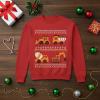 image:imageTstars Dabbing Santa Kids Christmas Sweatshirt  Funny Ugly Holiday Sweater Style Pullover for Boys amp YouthConstruction  Red