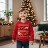 image:imageTstars Dabbing Santa Kids Christmas Sweatshirt  Funny Ugly Holiday Sweater Style Pullover for Boys amp YouthConstruction  Red
