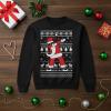 image:imageTstars Dabbing Santa Kids Christmas Sweatshirt  Funny Ugly Holiday Sweater Style Pullover for Boys amp YouthDab  Black